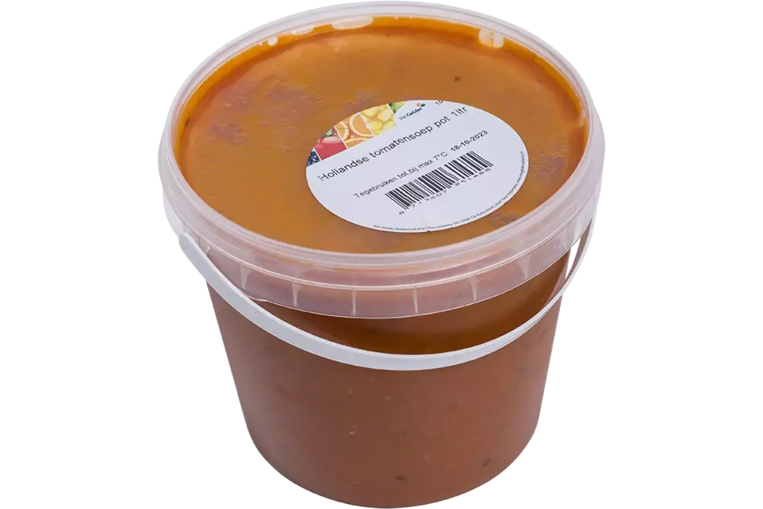 Hollandse tomatensoep pot 1ltr kist 10 stuks